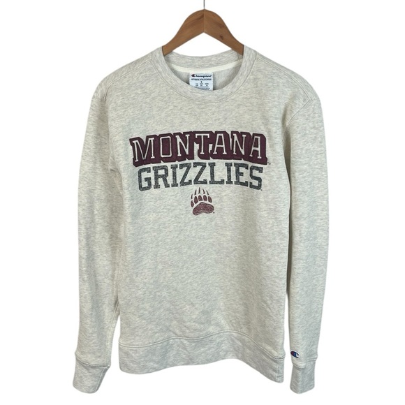 B21 Men’s Champion Montana Grizzlies Soft Fleece Pullover Sweatshirt S - Picture 1 of 3